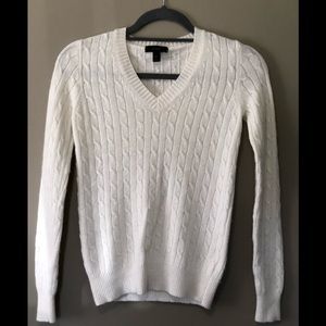 J.Crew White Sweater